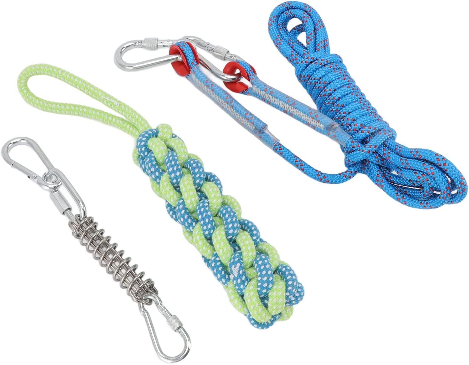 Spring Pole Dog Rope Toy Muscle Builder Interactive Dog Hanging Rope Toy for Small Medium Large Dogs Can Withstand Small, Medium and Large Dogs image number 1