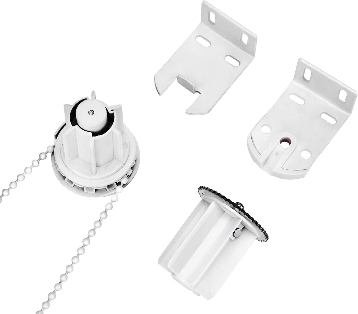 Luanxu 38Mm Roller Blind Mechanism with Metal Bracket, Clutch, Chain Drive, Spare Parts - Max Load 5KG image number 5