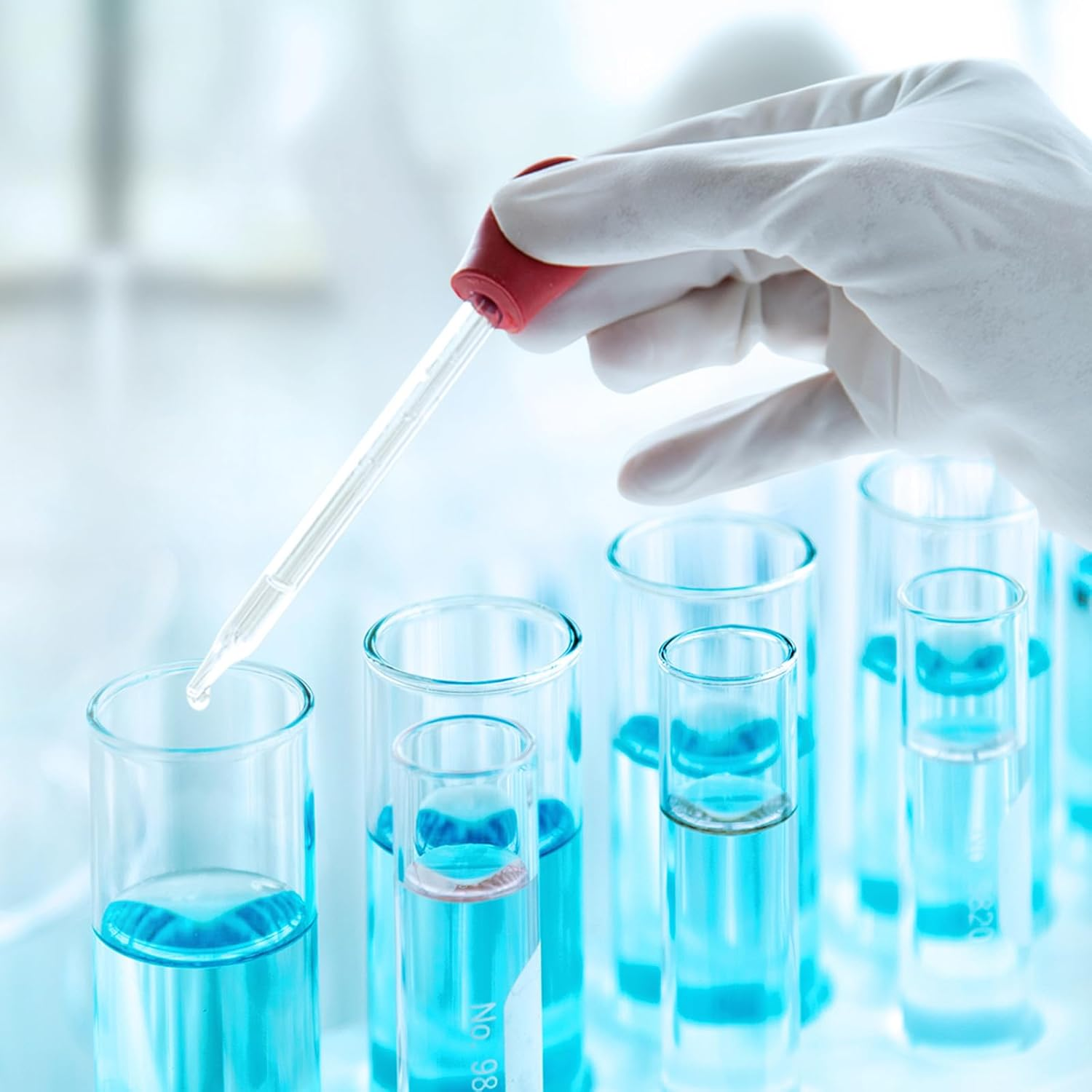 Uxcell Graduated Dropper Pipettes Kit, 3 Pack 5Ml/20Ml/25Ml Borosilicate Glass Pipette with Rubber Squeeze Bulb for Transfer Liquid for Lab, Chemistry image number 2