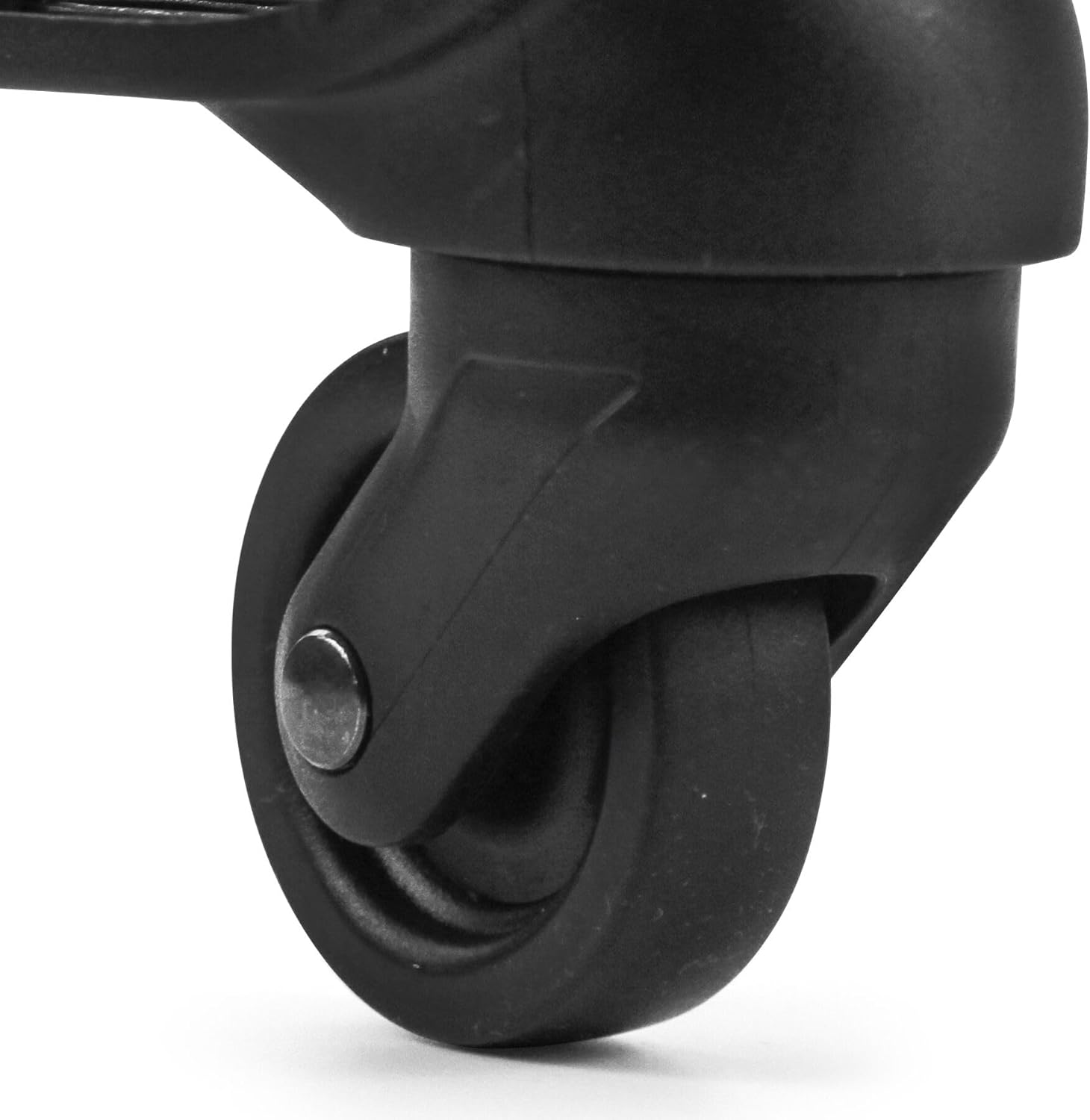 Volein 2 Pieces Luggage Wheel Replacement, Luggage Black Travel Wheels Kit DIY Repair, Spinning Wheels Sturdy Plastic 360 Degree Rotation, Black, 3.7 X 1.93 X 0.63 Inches, Vo044 image number 5