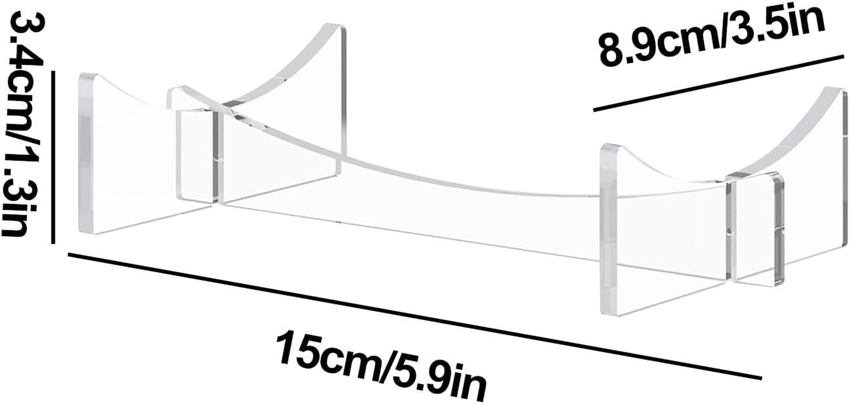 Acrylic Display Stand for Ball - Transparent Acrylic Stand Desktop Football Rack | Autographed Souvenir Collection Sport Ball Table Holder Multi-Functional for Soccer, Basketball image number 2