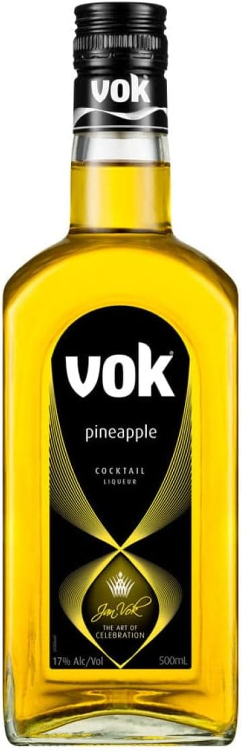 Vok Beverages 17% Alcohol Pineapple Flavour Cocktail Liqueur 500 Ml