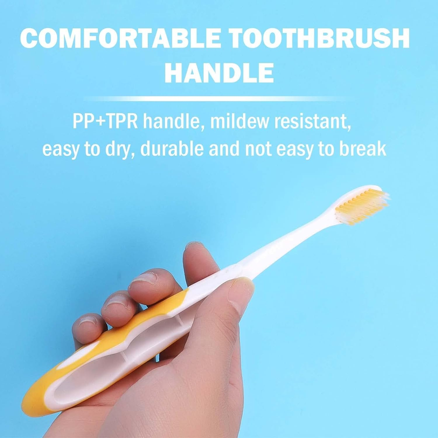 2-Pack Folding Travel Toothbrushes &ndash; Soft Bristle, Compact & Portable Toothbrush for Camping, Hiking, Business Trips & Daily Use image number 4