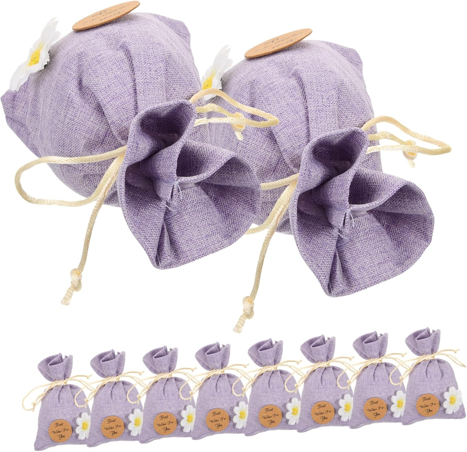 10Pcs Empty Sachet Bags Refillable Dried Sachet Wardrobe Bag for Fragrance and Packing image number 1