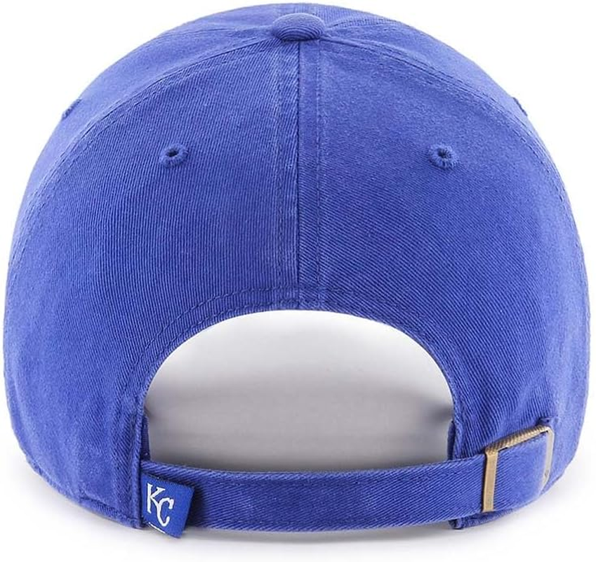 47 Mens Adults Unisex Kansas City Royals Clean up Baseball Cap, White image number 1