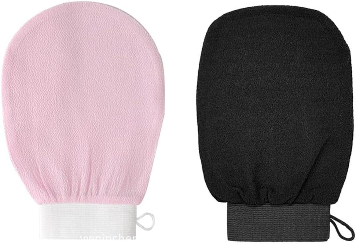 2 Pcs Exfoliating Body Glove, Dead Skins Remover Glove, Soft Bath Exfoliation Mitt, Effective Exfoliatings Scrub for Women Men, Smooth Skin Treatments