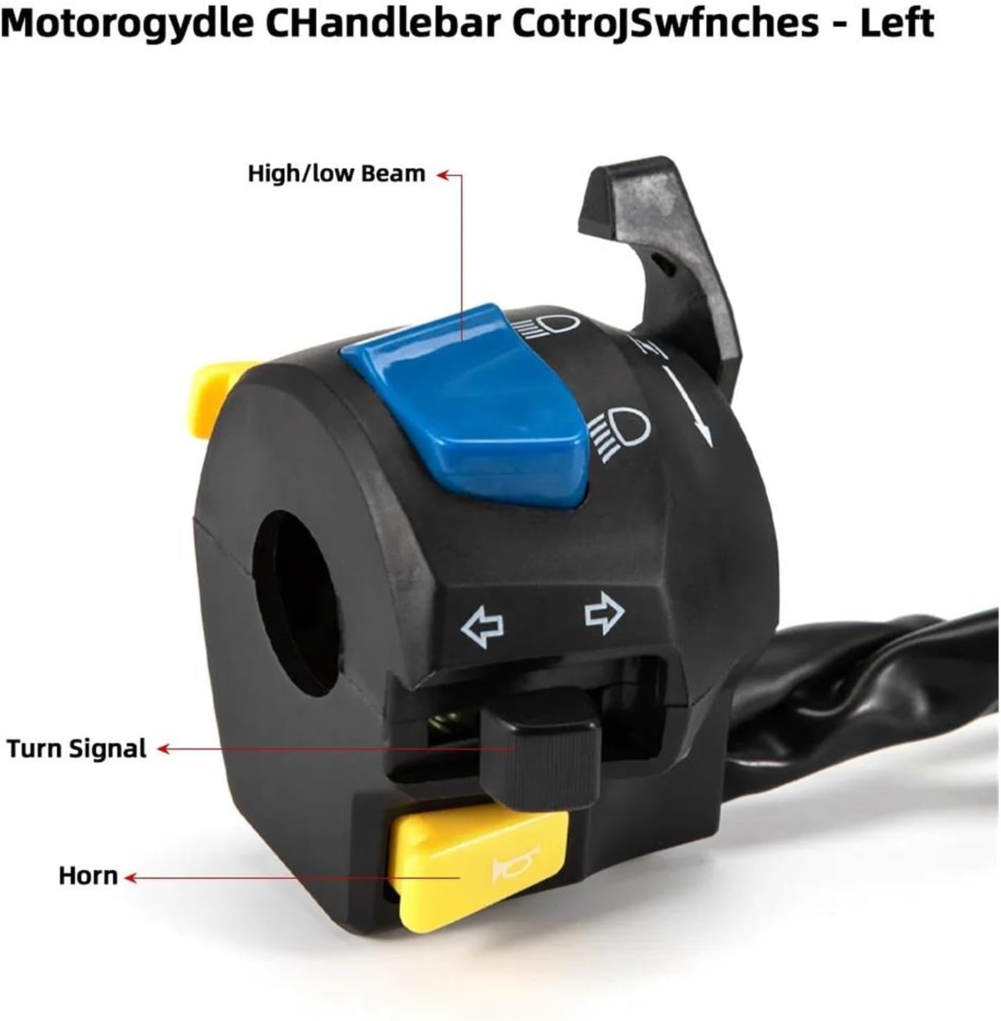 Brake Fog Light Switch for Suzuki GS125 GN125 Motorbike Accessories Motorcycle Handlebar Switch Assy Assembly image number 2