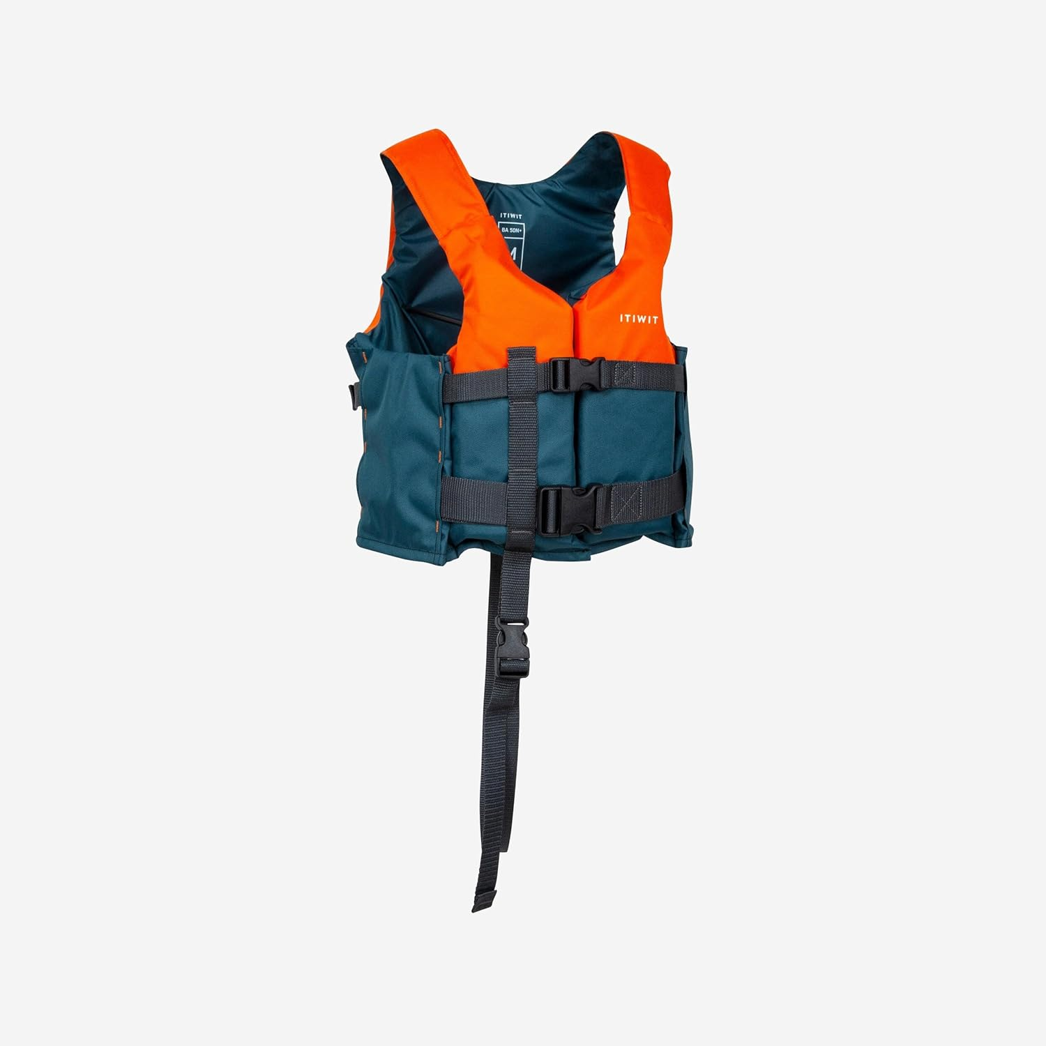 Itiwit Decathlonba 50N+ Buoyancy Aid Vest Dark Petrol Blue Size 60-80 Kg - Life Vest image number 6