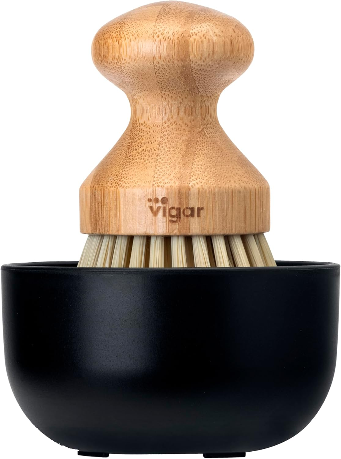 VIGAR Vintage Bamboo Palm Brush Set image number 5