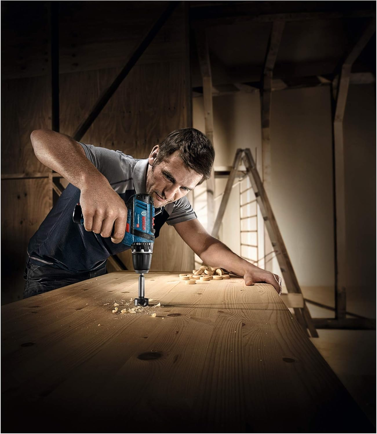 Bosch Professional GSR 12 V-15 Cordless Drill Driver (Without Battery and Charger) - Carton image number 2