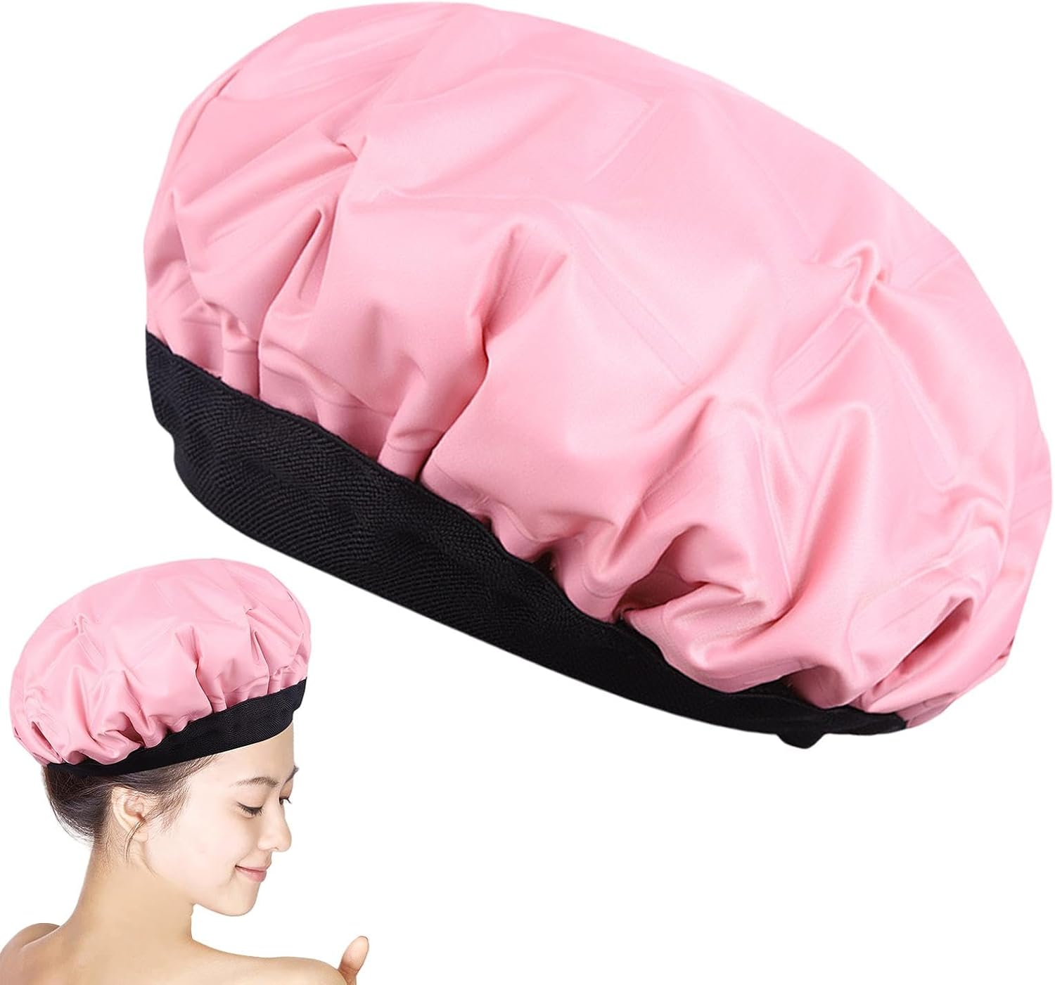 Deep Conditioning Heat Cap Microwavable | Safe Microwave Hot Cap - Cordless Deep Conditioning Cap for Natural Curly Textured Hair Care, Drying, Styling