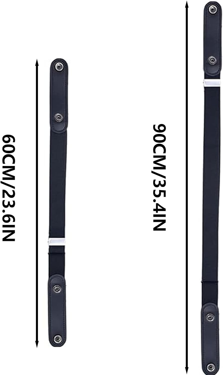 Xolixorium No Buckle Belt Elastic Waistband for Women Men Adjustable Stretch Belt with Secure Comfort for Pants Jeans and Belt Women Use image number 2