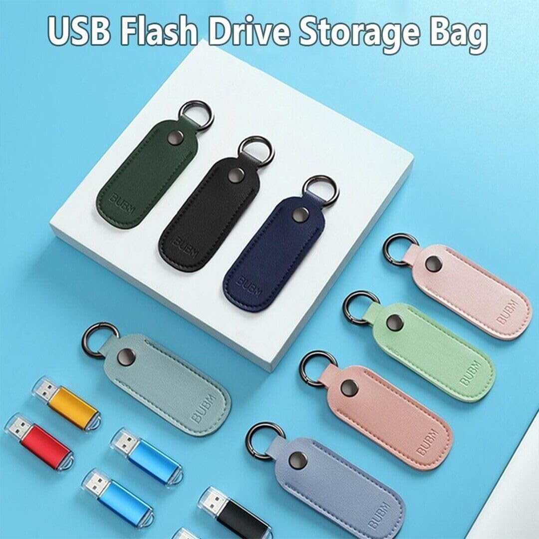 BOOC Mini USB Bag with Key Ring, Protective Cover for Mini USB (Dark Blue) image number 2