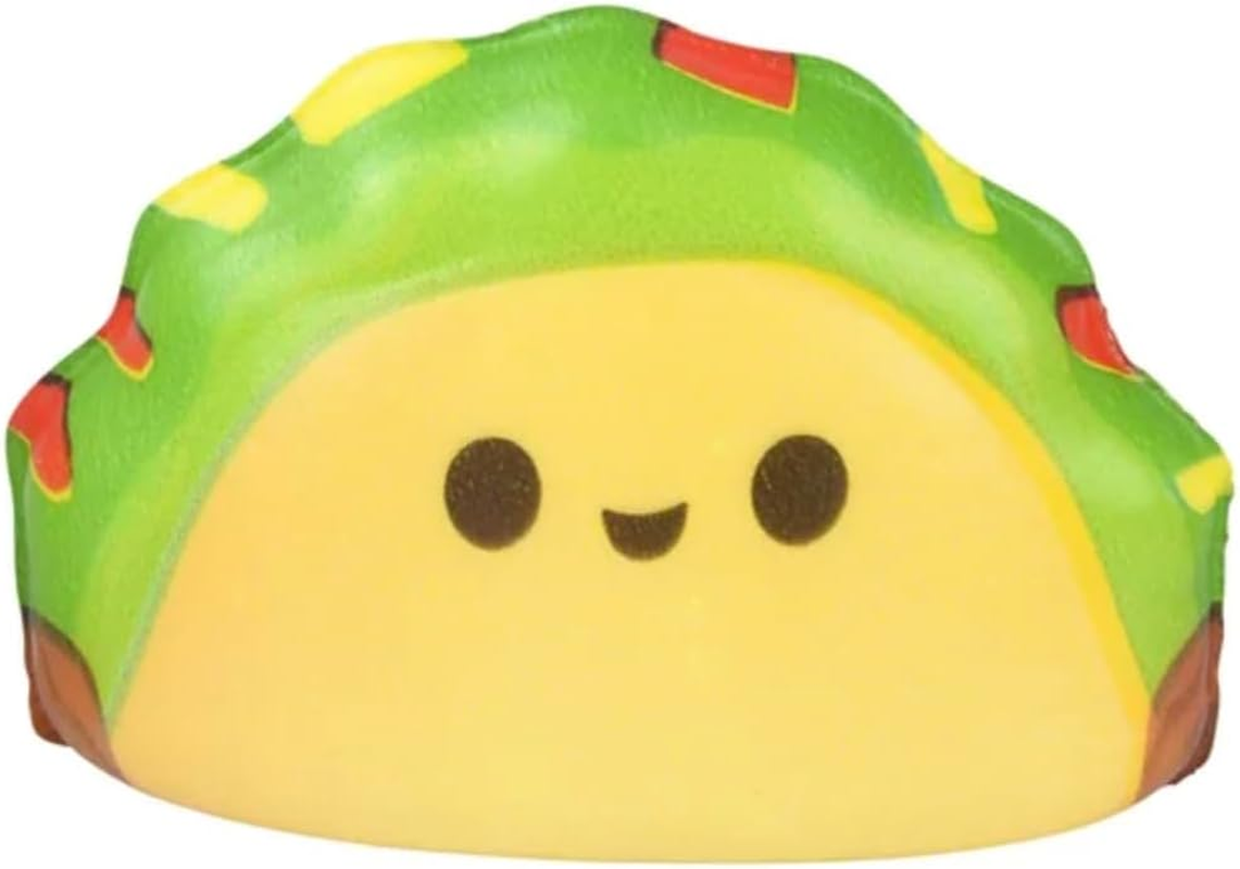 Mini Squish Fast Food - Slow Rise Stress Relief, Fidget Toy, Sensory Play, Party Favors, Reward Chest, Treasure Chest, Goodie Bags - Hamburger, Fries, Donuts, and More! - 8 Piece image number 1