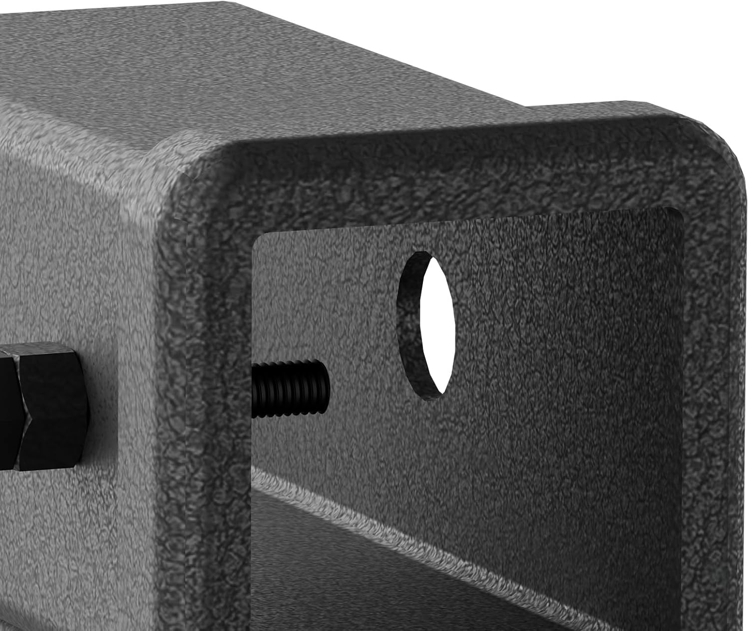 YZONA Trailer Receiver Hitch Riser & Extender Adapter, 2" Drop/Rise, Adjustable Lengths 5", 6", 8", 9", Solid Tube, 2-Inch Receiver, 7500 Lbs Towing Capacity, Matte Black image number 6