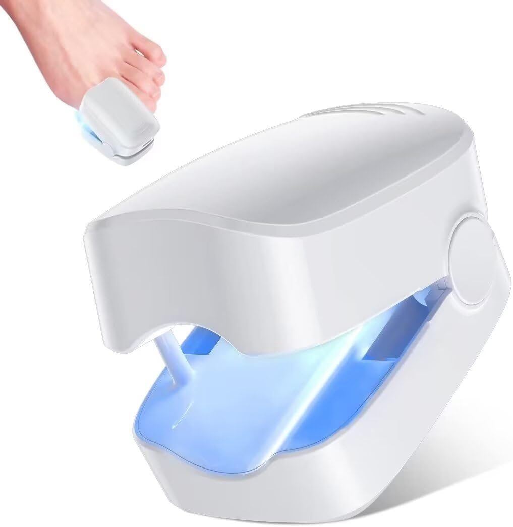 Ikeener Nail Fungus Treatment Device, Rechargeable Fungal Nail Treatment Laser Device for Toenail & Fingernail, 3*Blue Light and 1*Invisible Infrared Light image number 2