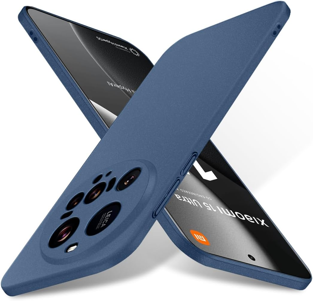 Bastmei Case for Xiaomi 15 Ultra 5G, Ultralight Ultra Thin Scratch-Resistant Non-Slip Camera Protection Matte Texture Hard PC Mobile Phone Case Cover for Xiaomi Mi 15 Ultra - Grey