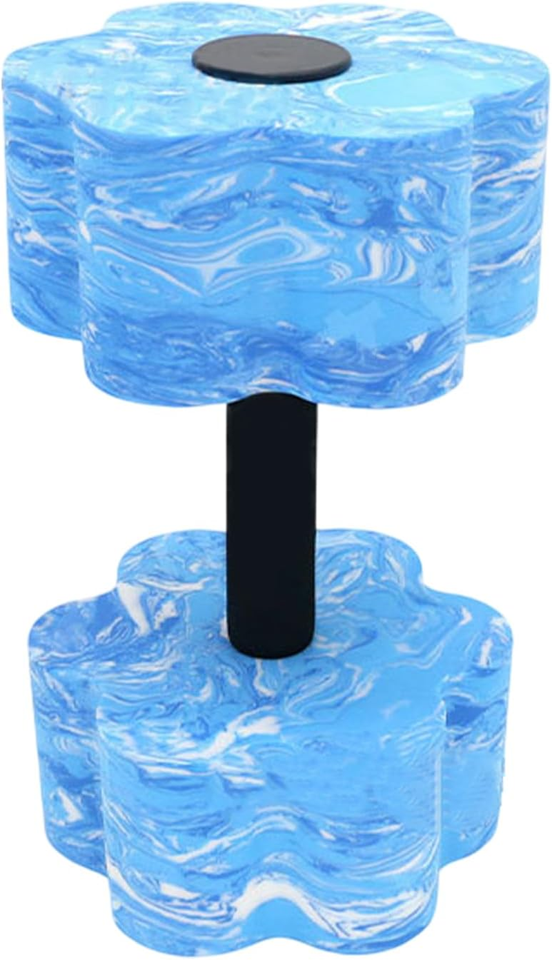 Flower Shaped Exercise & Fitness Dumb Bells, EVA Foam Dumbbell Set, Aqua Aerobics Weights, Water Exercise Tools, Portable Workouts Equipment for Men Women