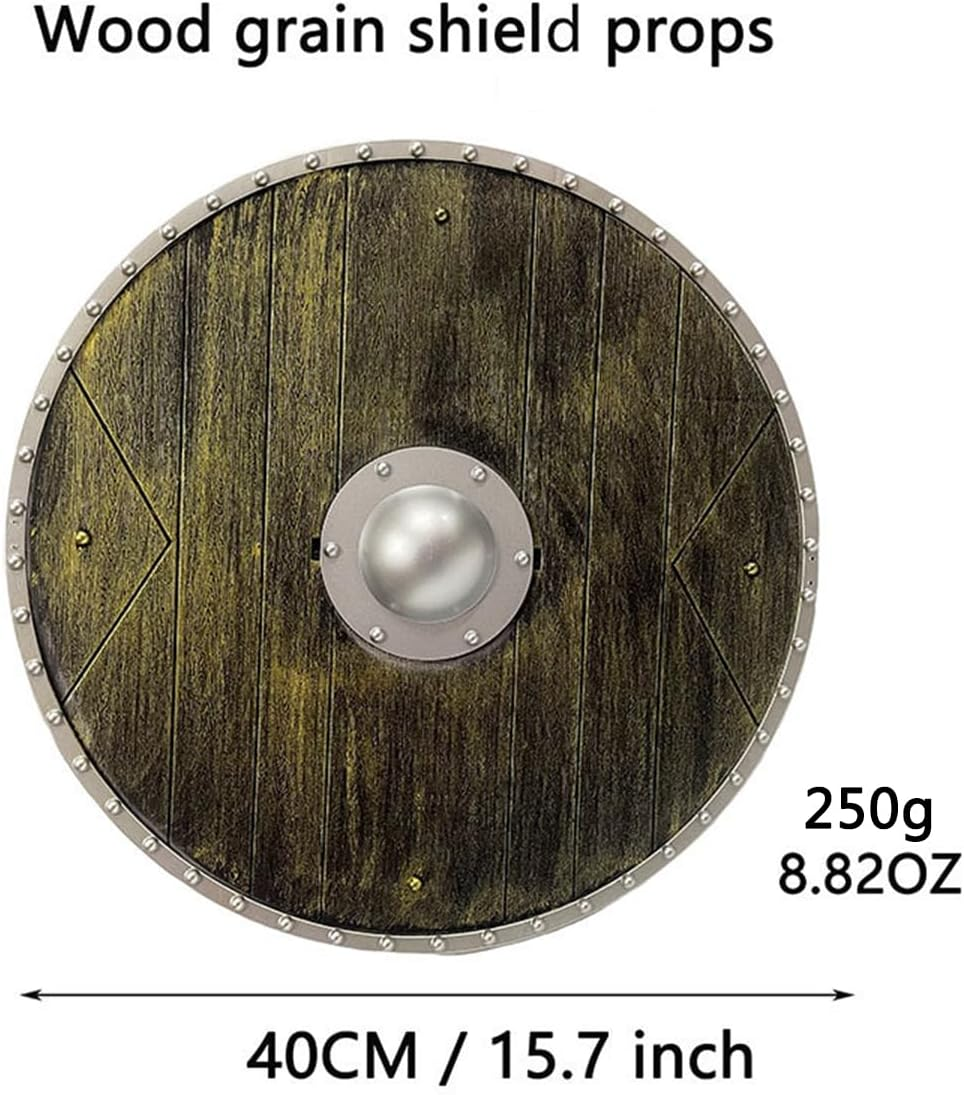 ZHER-LU Plastic Sword & Shield Spartan Combat Shield and Sword Costume Accessory Medieval Knight Toy,Halloween Cosplay image number 5