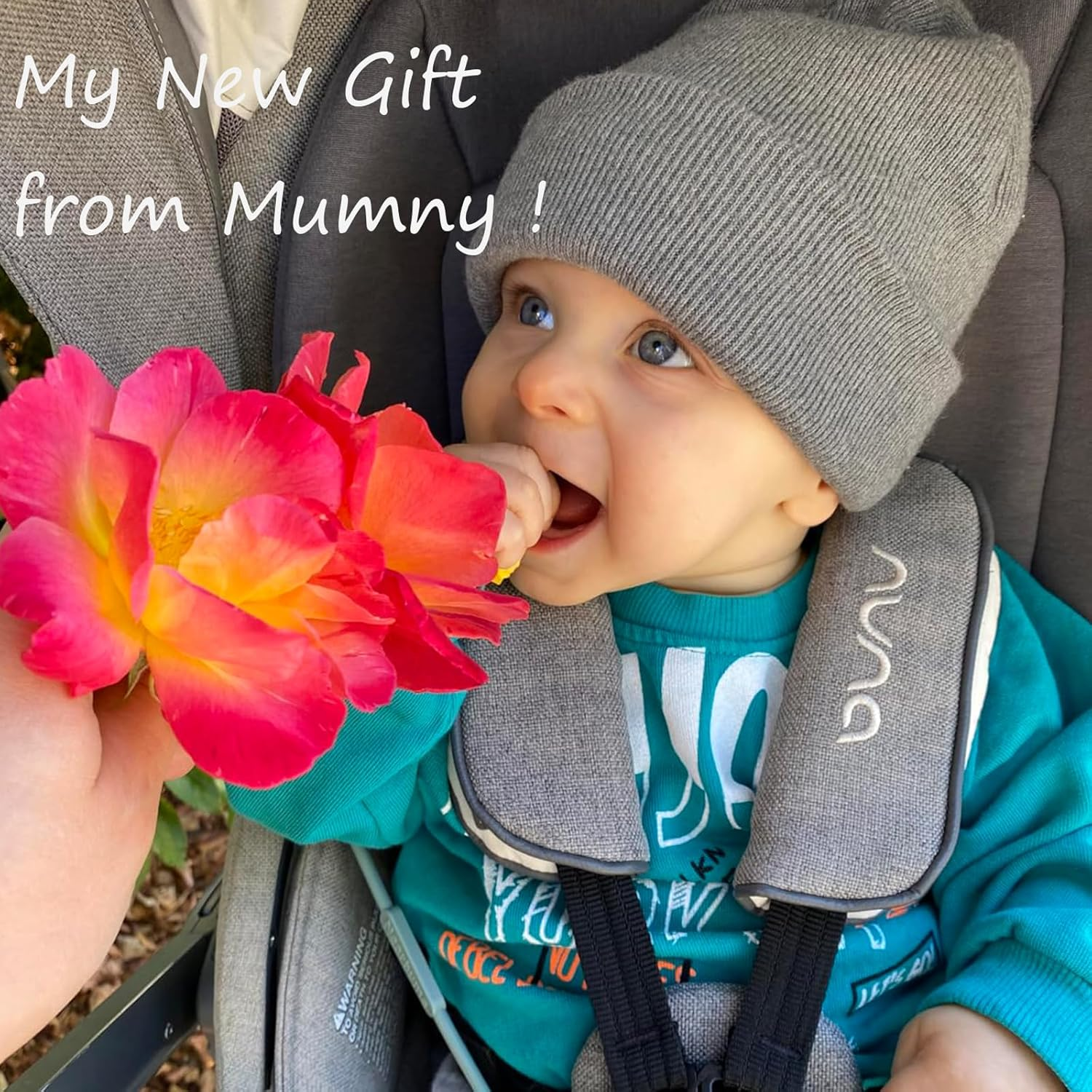 Vidsel 100% Cotton Toddler Beanie Hats for Baby Boys Girls Kids Infant Winter Hat Soft Warm Knit Cuffed Caps image number 4