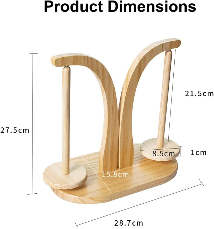 Yarn Holder for Knitting and Crocheting,Strong Load Bearing Yarn Ball Holder,Rotate the Magnetic Wool Rack, for Knitting Enthusiasts,28.7X27.5 Cm image number 2