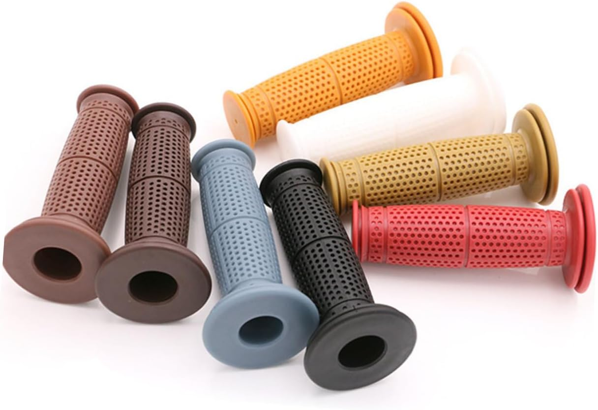 Ibasenice Motorcycle Handlebar Grip Retro Handlebars Soft Grip for Motorbike Accessories image number 5