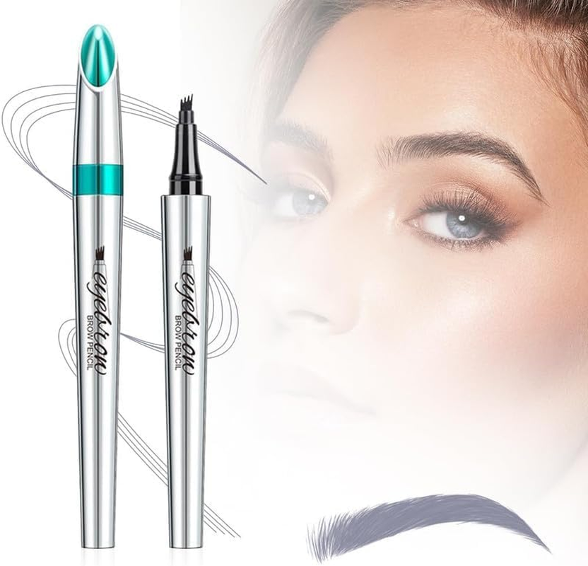 MKUCCD 2024 New Magic 3D Waterproof Microblading Eyebrow Pencil, Upgraded Contouring Pen with 8 Tipped Precise Brow Pen for Natural Fine Strokes image number 4
