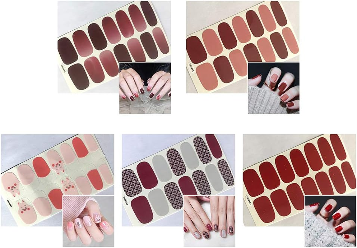 5 Sheets Stars Moon Nail Art Stickers Beautiful Waterproof and Durable Fashional Decorations Nail Decal image number 2