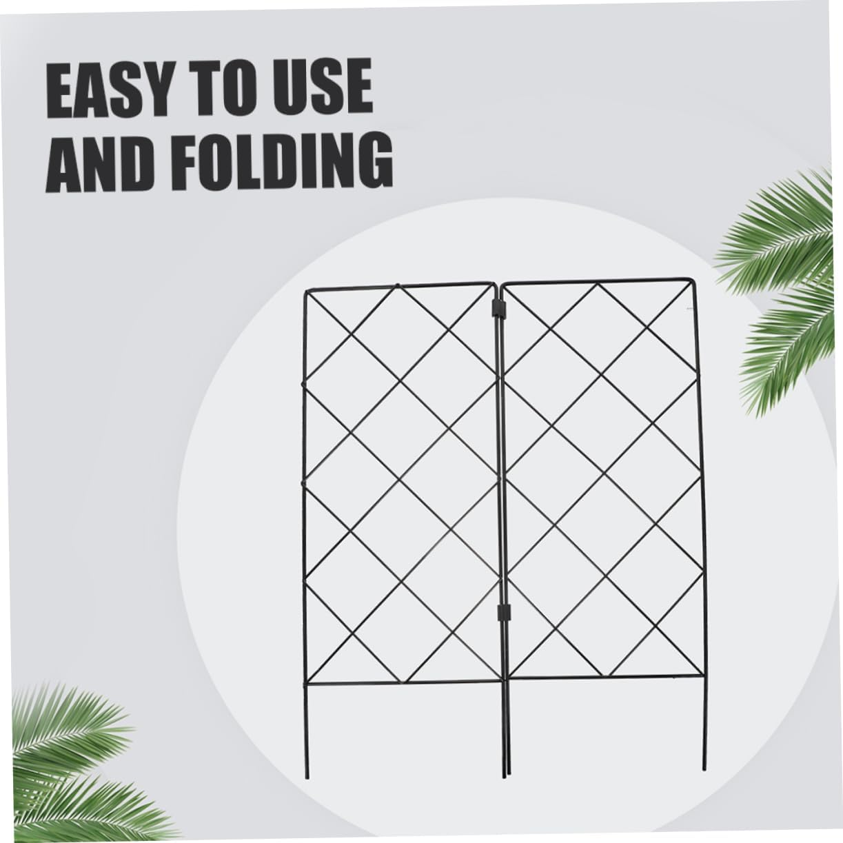 2Pcs Garden Plant Climbing Rack Outdoor Hanging Plant Trellis Decorative Support Bracket for Wisteria Peas image number 4