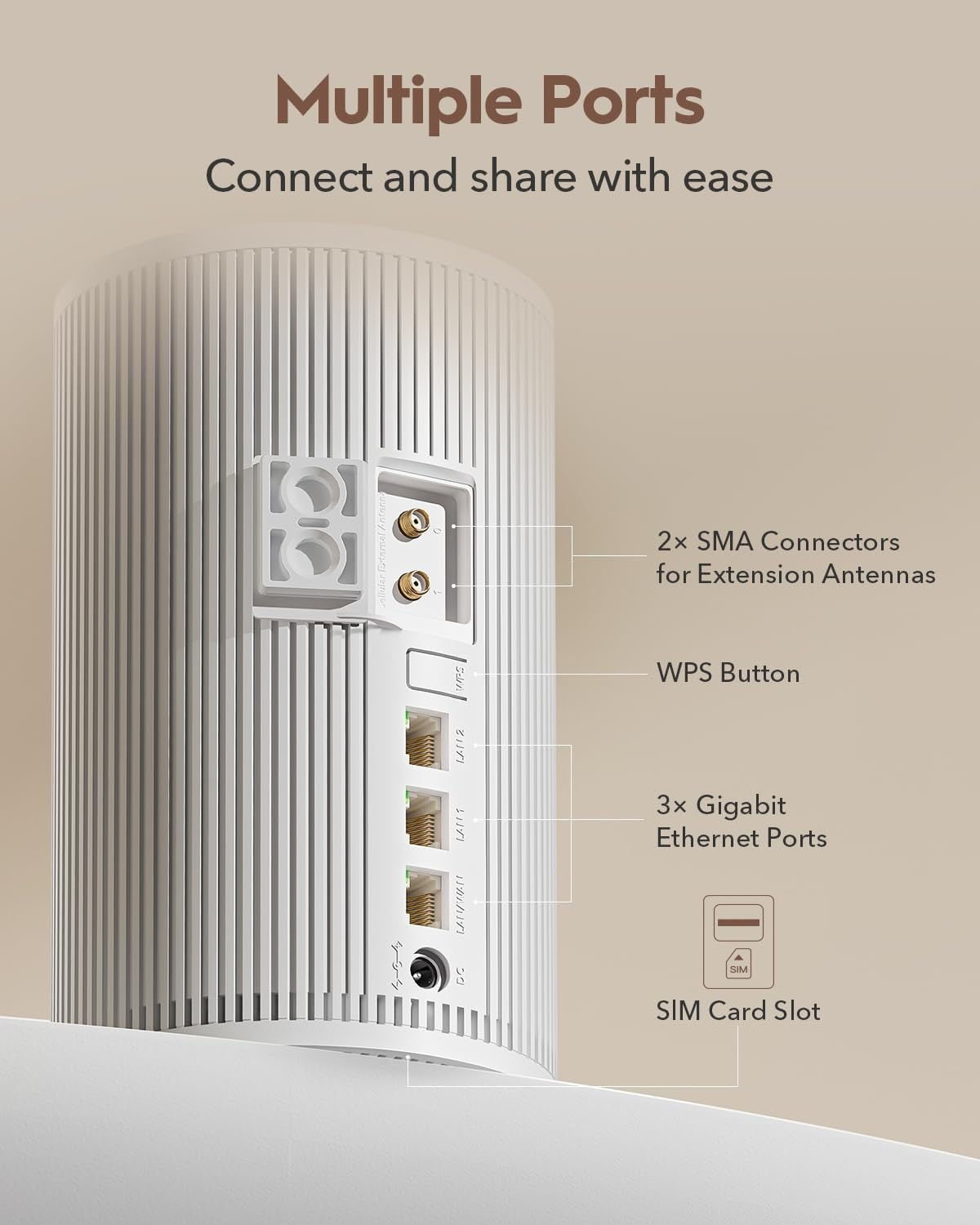 Cudy P4 AX3000 Wi-Fi 6 5G Indoor Mesh Router image number 3