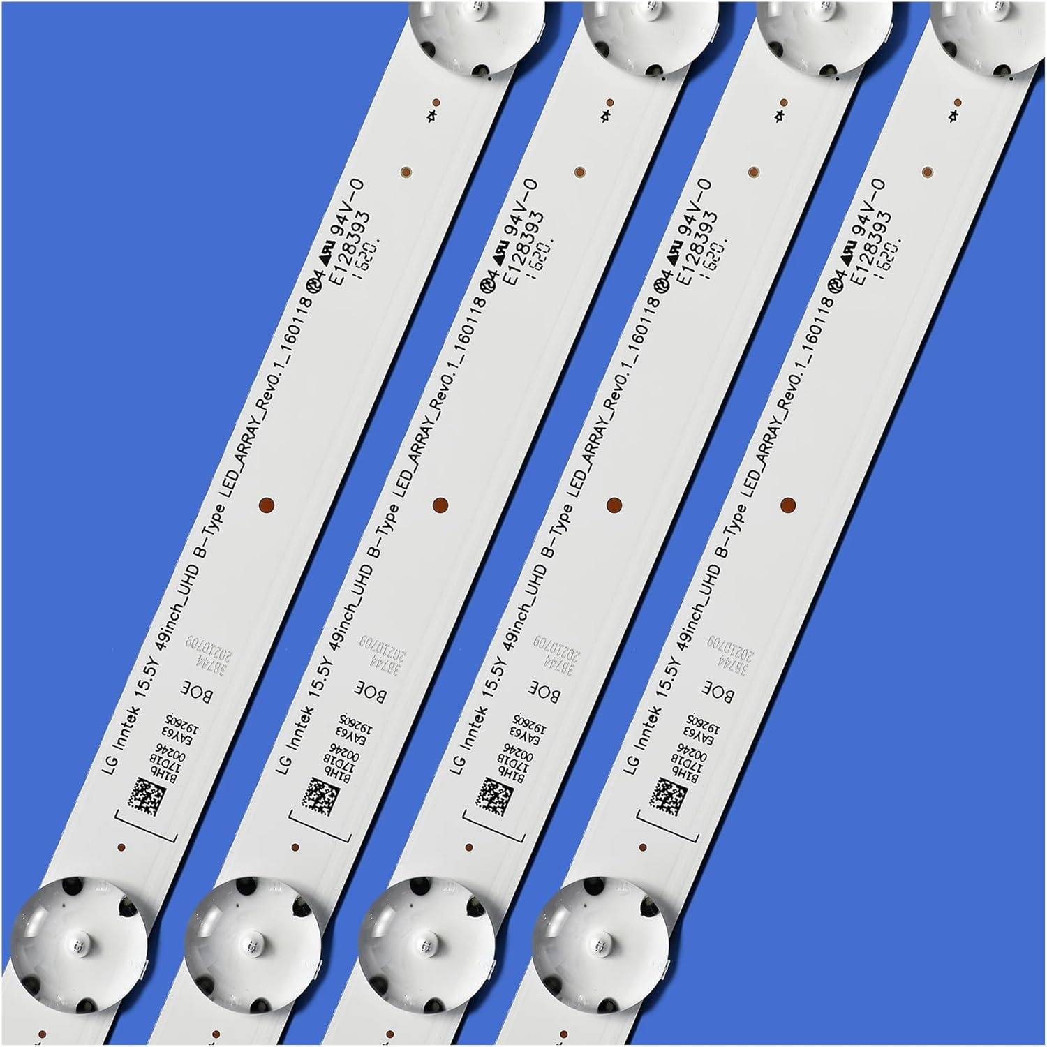 8Pcs LED Strip for L-G TV 49Inch-Uhd_A-Type 15.5Y 49UH610V 49UH620V 49UH603V 49UH610A EAY63192605 49UH61_UHD_A 49Uh61_Uhd_B image number 3