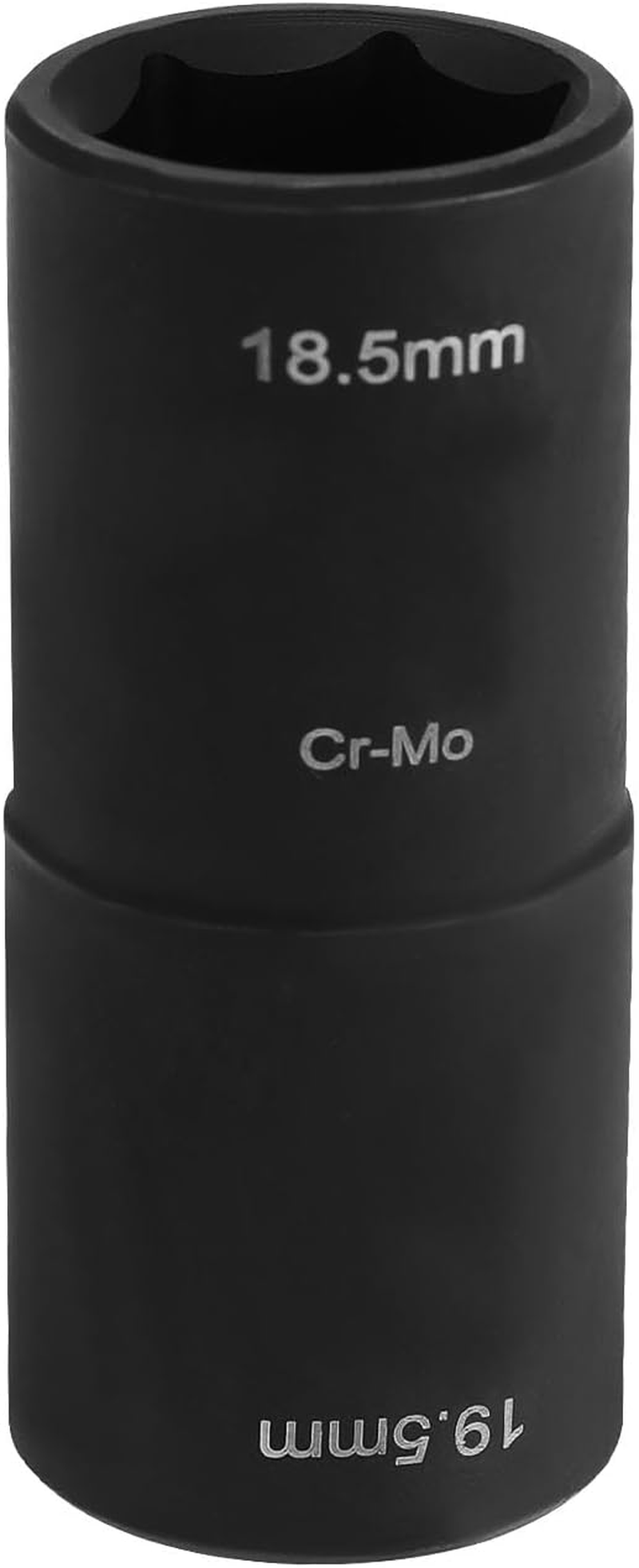 Ecsing Double Ended Wheel Nut Socket Replacement Removal Socket Metal Wheel Nut Cap Impact Socket Accessories for Repairing 63Mm Black