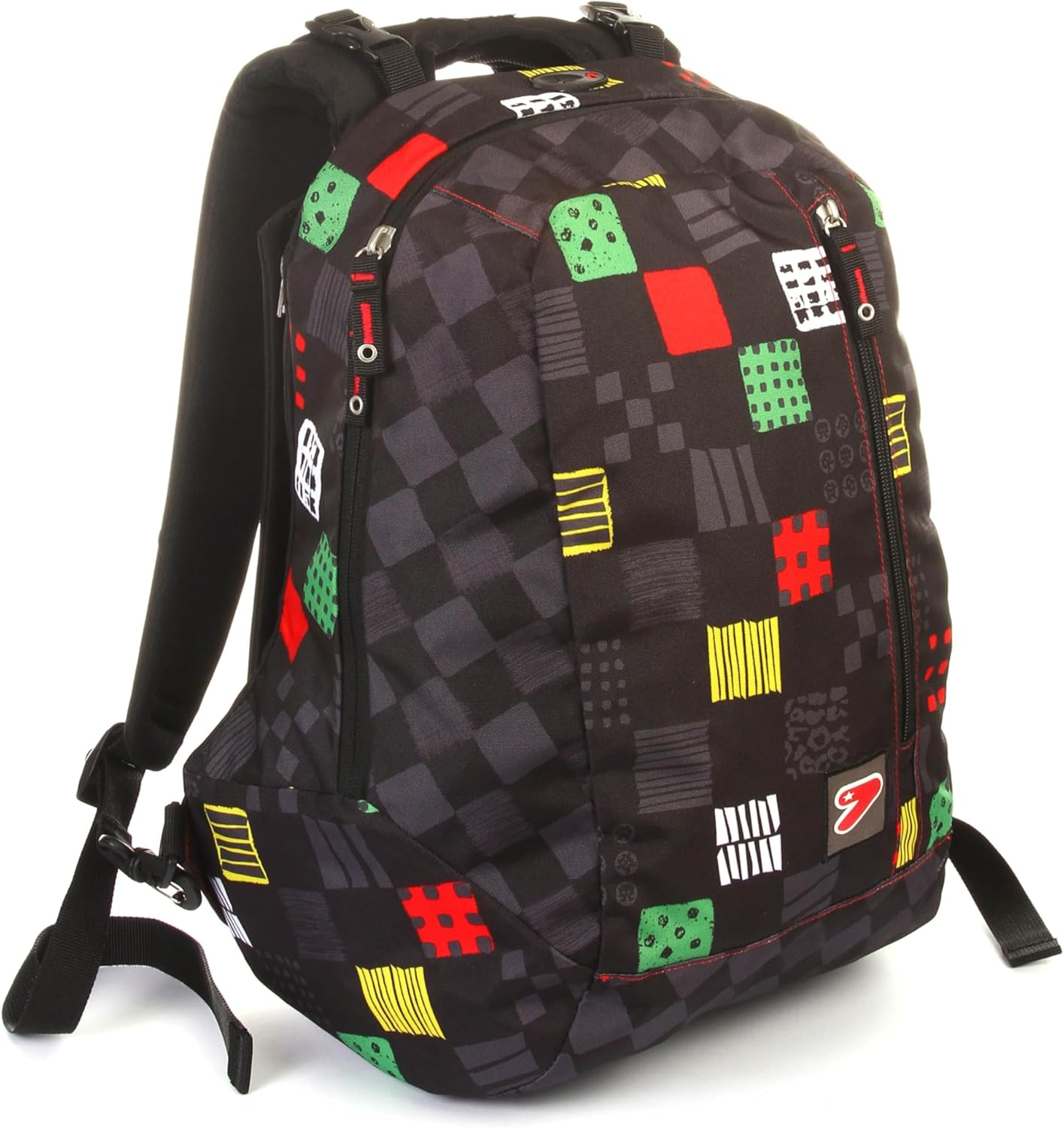 Rucksack Seven POP Hearts Ger&auml;umige Schultasche F&uuml;r Teenager
