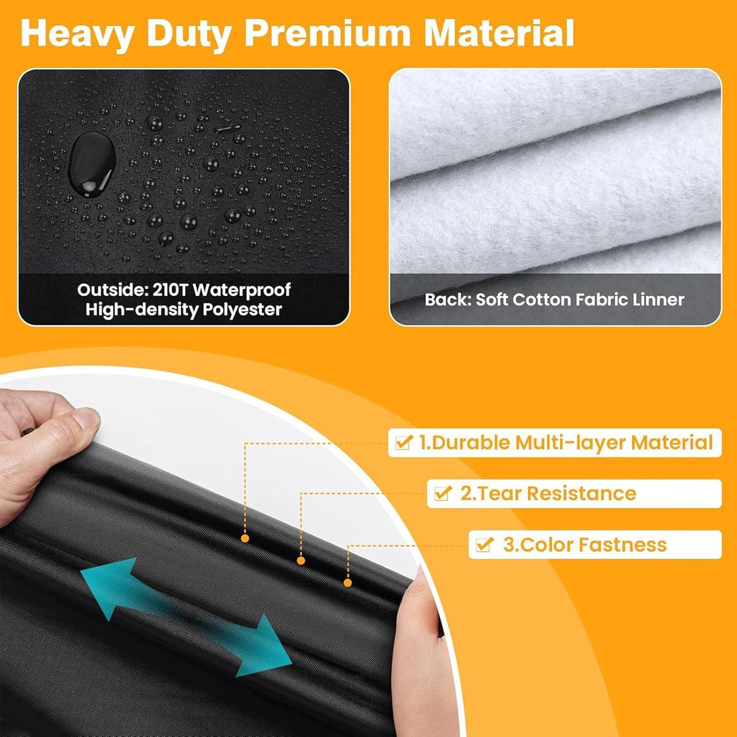 Mini Excavator Cover 420D Oxford Fabric Water Proof Excavator Protective Cover Ventilation Wind Resist Excavator Accessories image number 3