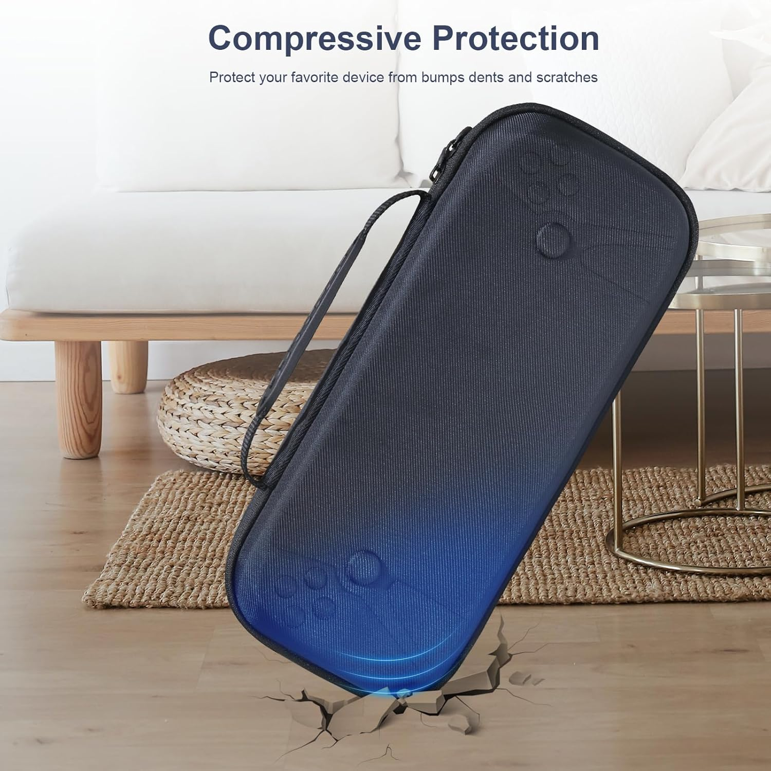 Carry Case Designed for Playstations Portal Remote Player for PS5 Console Holds Accessories,Compatible with Playstations Remote Player Accessories and Charger Travel Storage Protection Case(Black2) image number 1