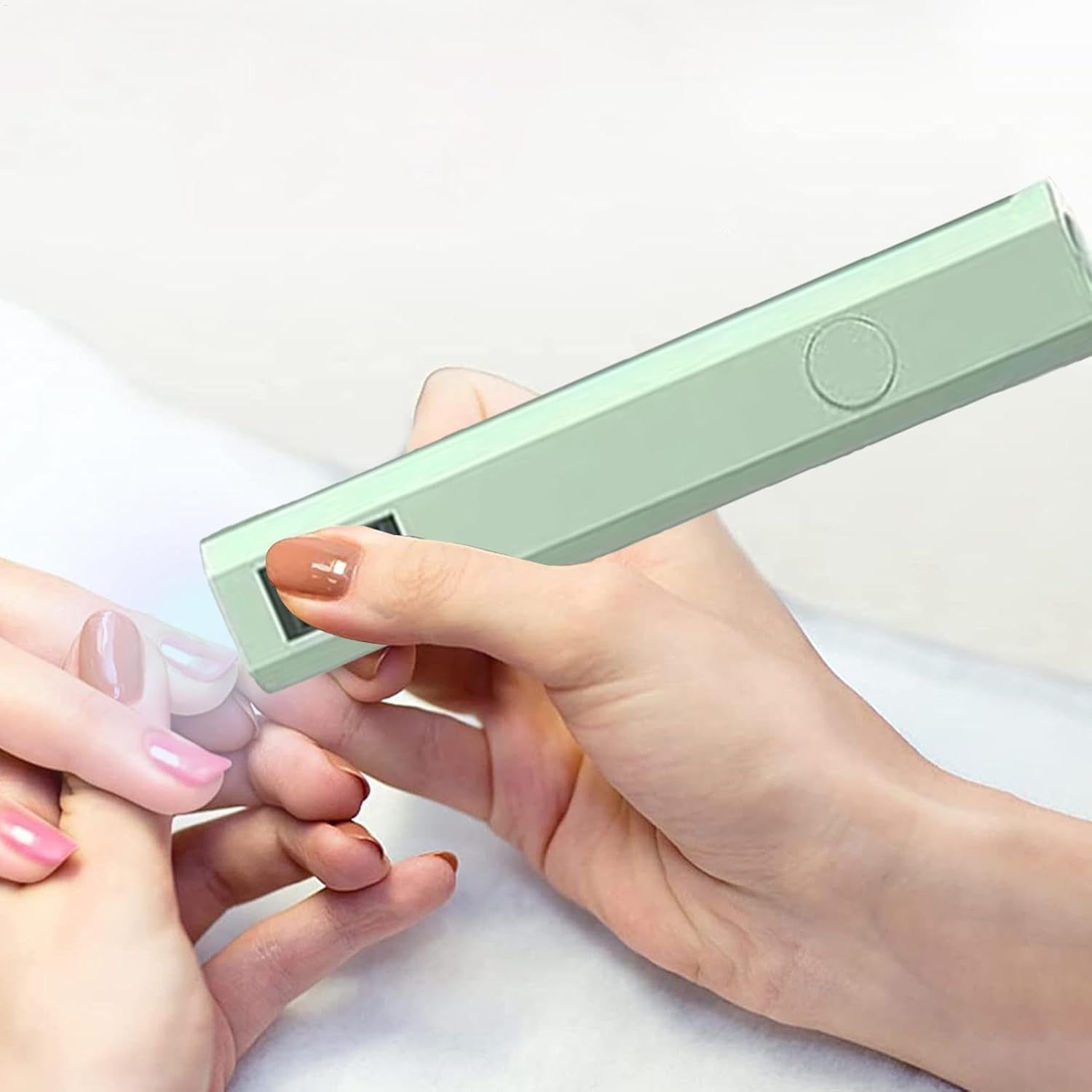 UV NEW LAMP - LED GEL LAMP Digital Display UV LED Dryer | Portable Light Nail Dryer, Professional UV Nail Lamp, LED Nail Curing Light, Hard Lamp - Blue image number 5