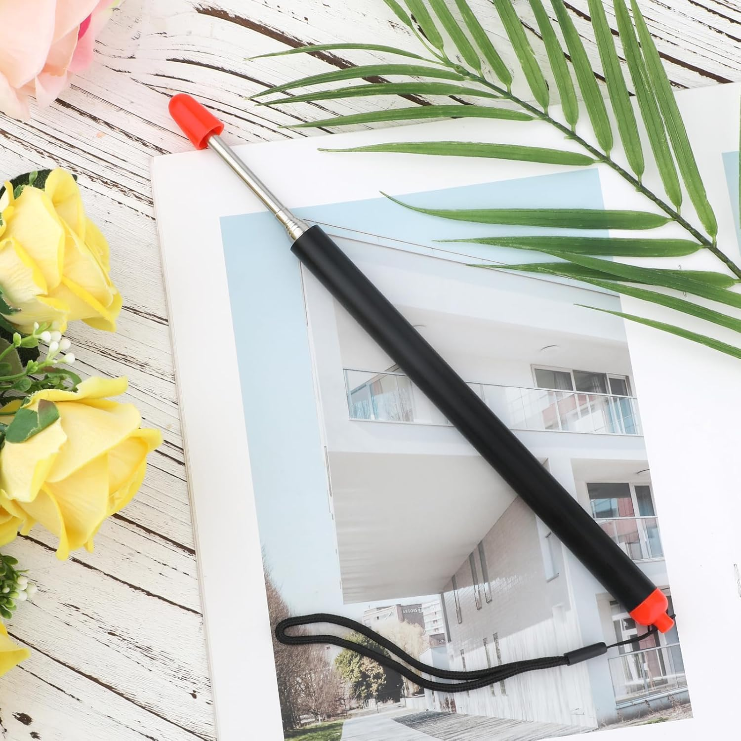 Telescopic Teacher Pointer Presenter Whiteboard Pointer, 1Pc Teacher Hand Pointer Telescopic,Finger Telescoping Pointer Stick,Retractable Pointer Extendable Guiding Stick,Telescopic Teacher Pointer image number 6