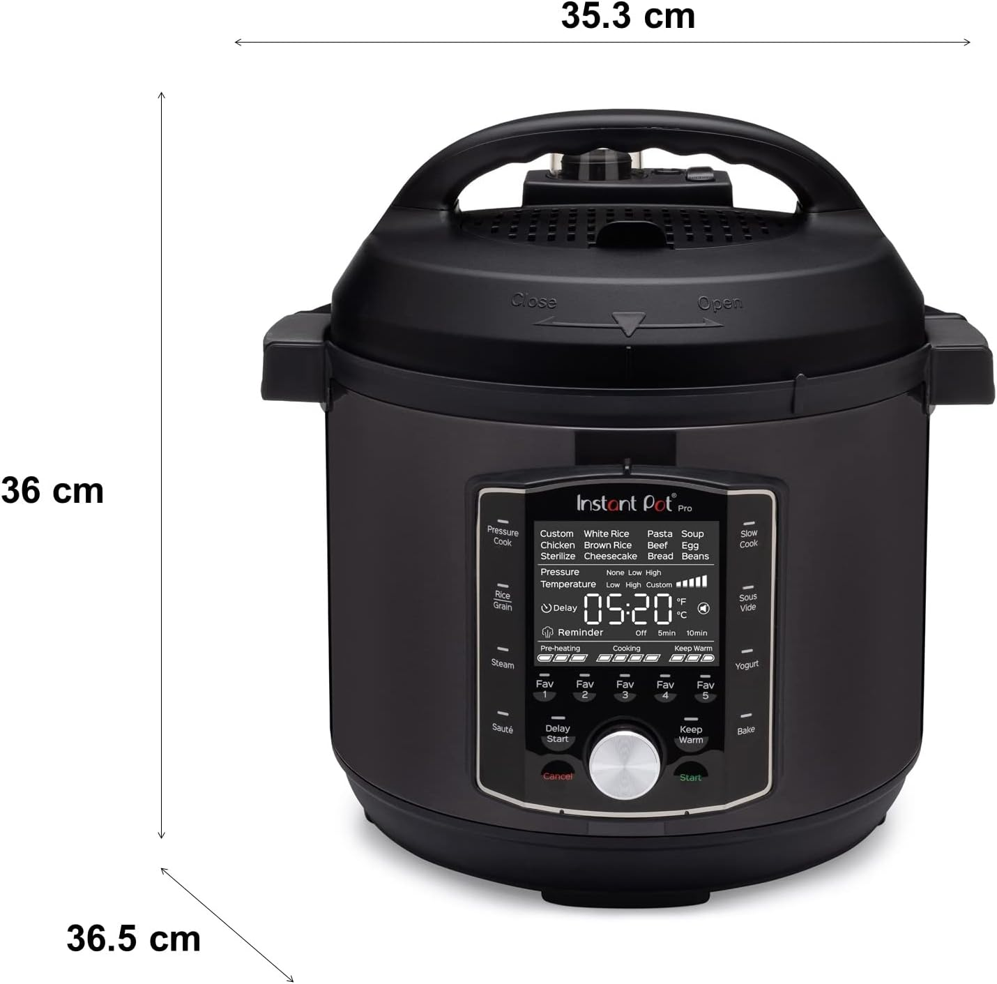 Instant Pot Pro Electric Pressure Multi-Cooker, 8 Litre Capacity image number 6