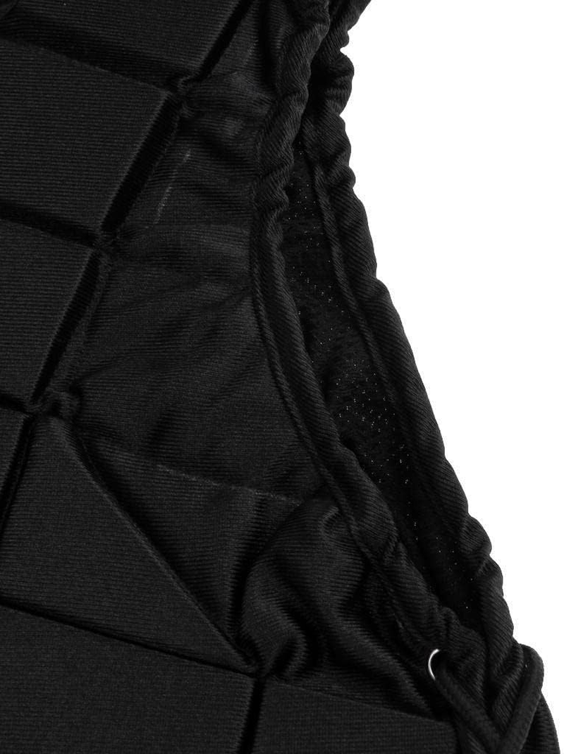 Black EVA Padded Equestrian Horse Riding Vest Protector image number 2