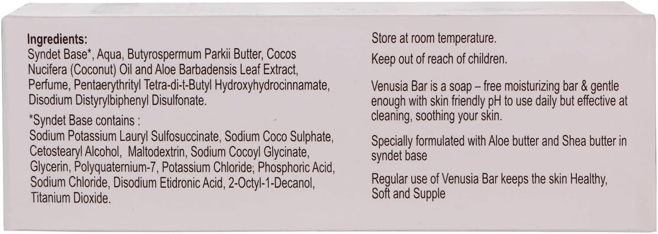 Green Velly Indian Venusia Bathing Bar - 75 G (Pack of 3)