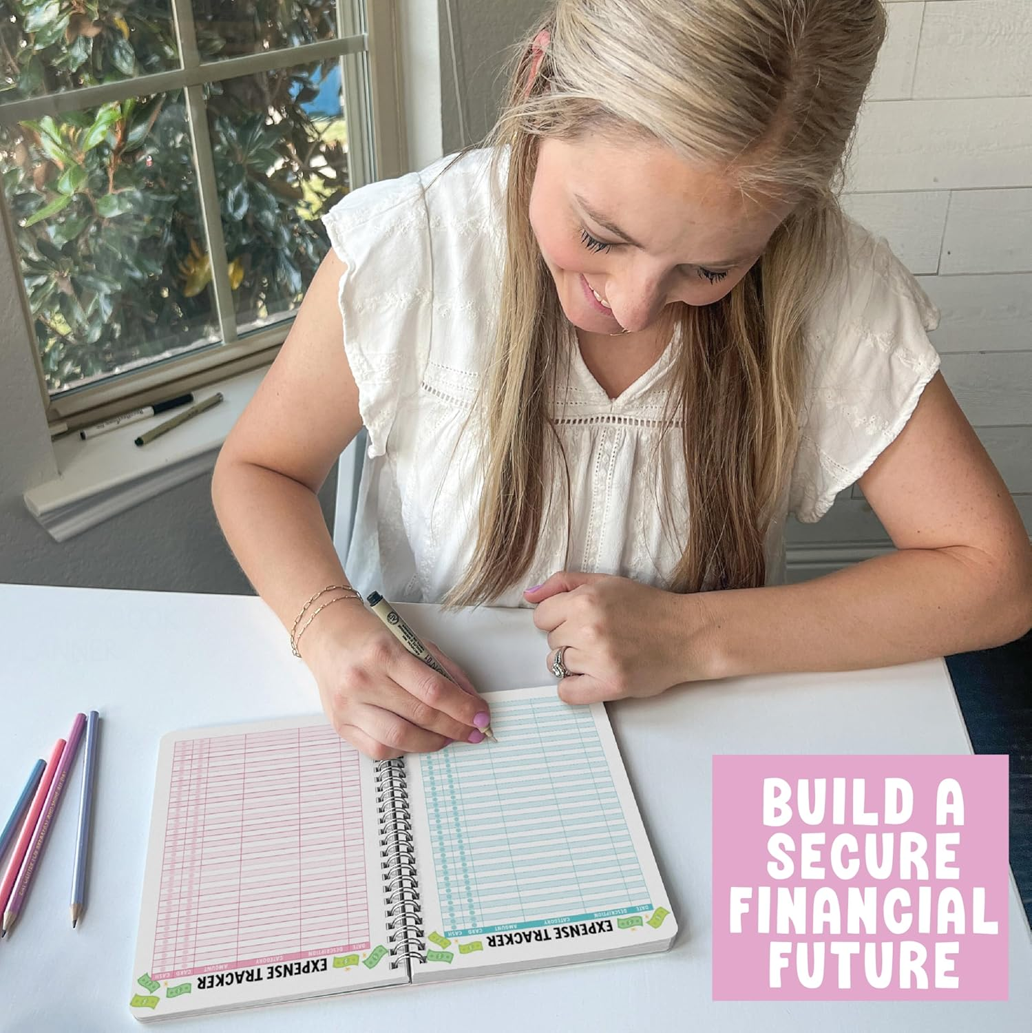 Boho Monthly Budget Planner 2025-2026 - Financial Planner Organizer Budget Book Planner, 2025 Budget Planner and Monthly Bill Organizer, Bill Book Organizer, Bill Tracker Notebook, Budgeting Book image number 6