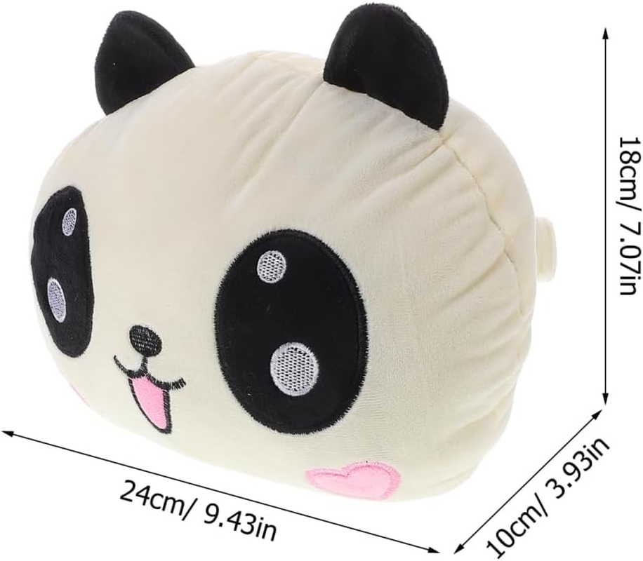 Mobestech Cute Panda Design Car Headrest Pillow Memory Foam Pillow for Neck Support for Office and Home
