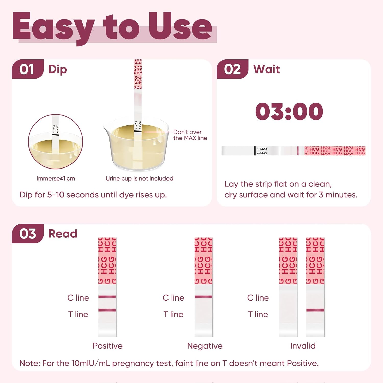 Wondfo Ovulation and Pregnancy Test Strips, 50 Ovulation + 20 Pregnancy Tests, Early Detection Kit image number 1