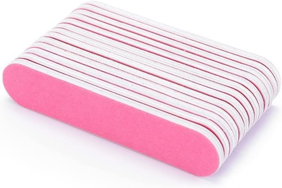 TRUSTTWO 20Pcs Mini Professional Nails Files Art Tools Sand Emery Board Sandpaper Double-Sided Nail Buffer the New image number 3