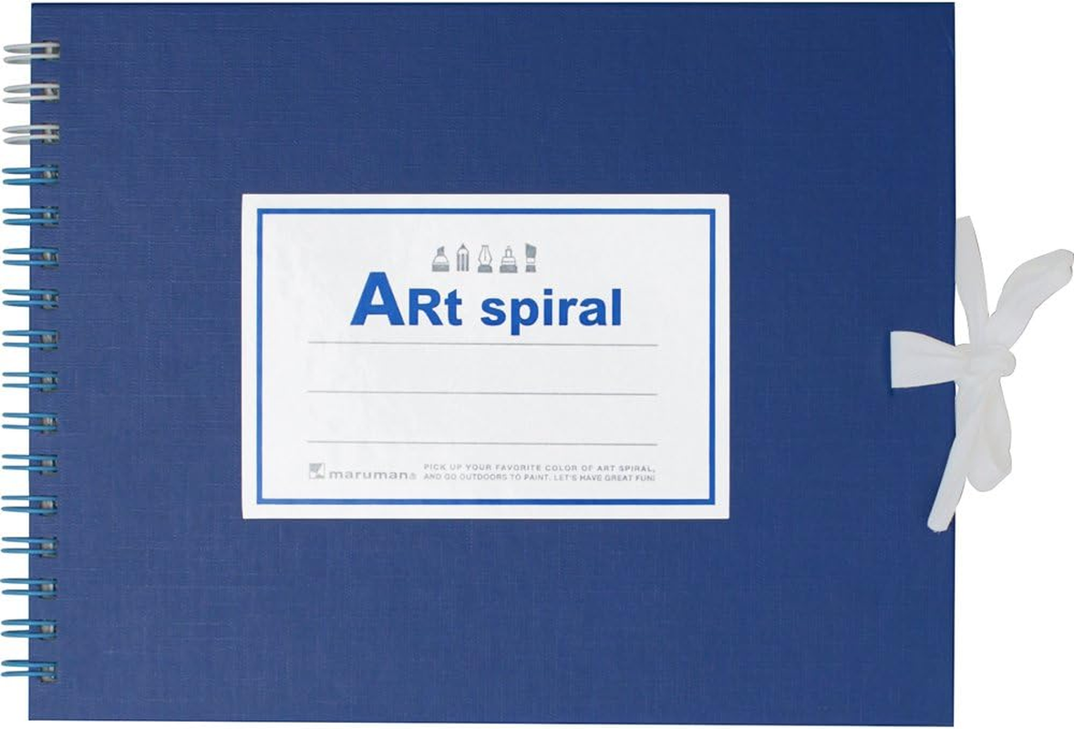 Maruman S310-33 Sketchbook Art Spiral F0 Thick Drawing Paper, 24 Sheets, Green