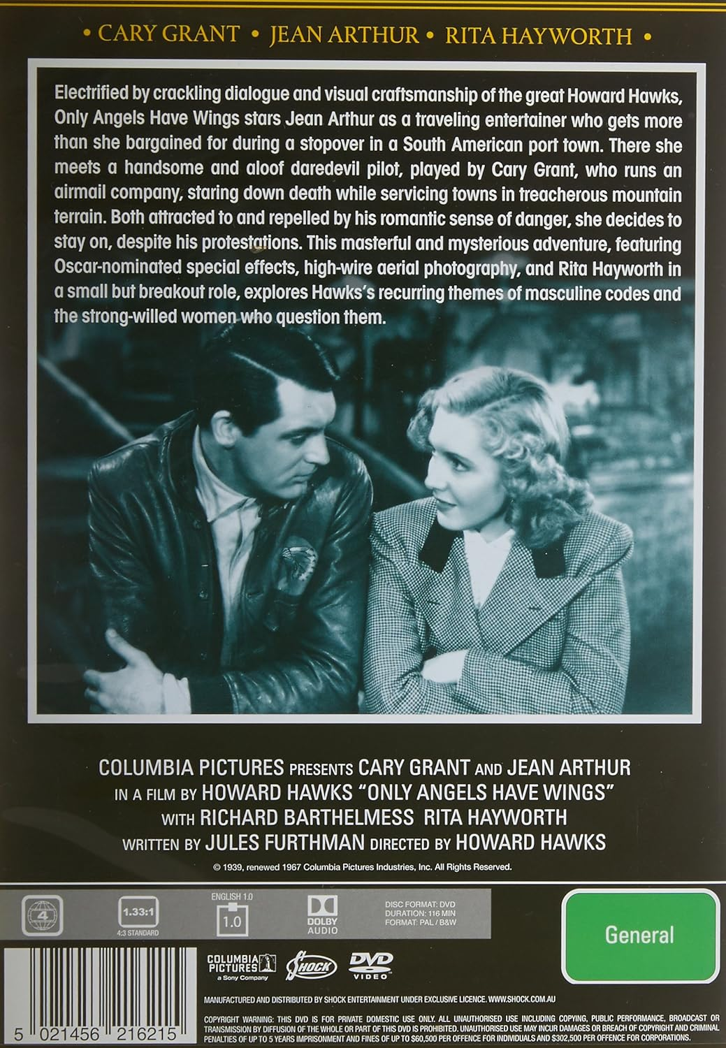 Only Angels Have Wings (Hollywood Gold Series)