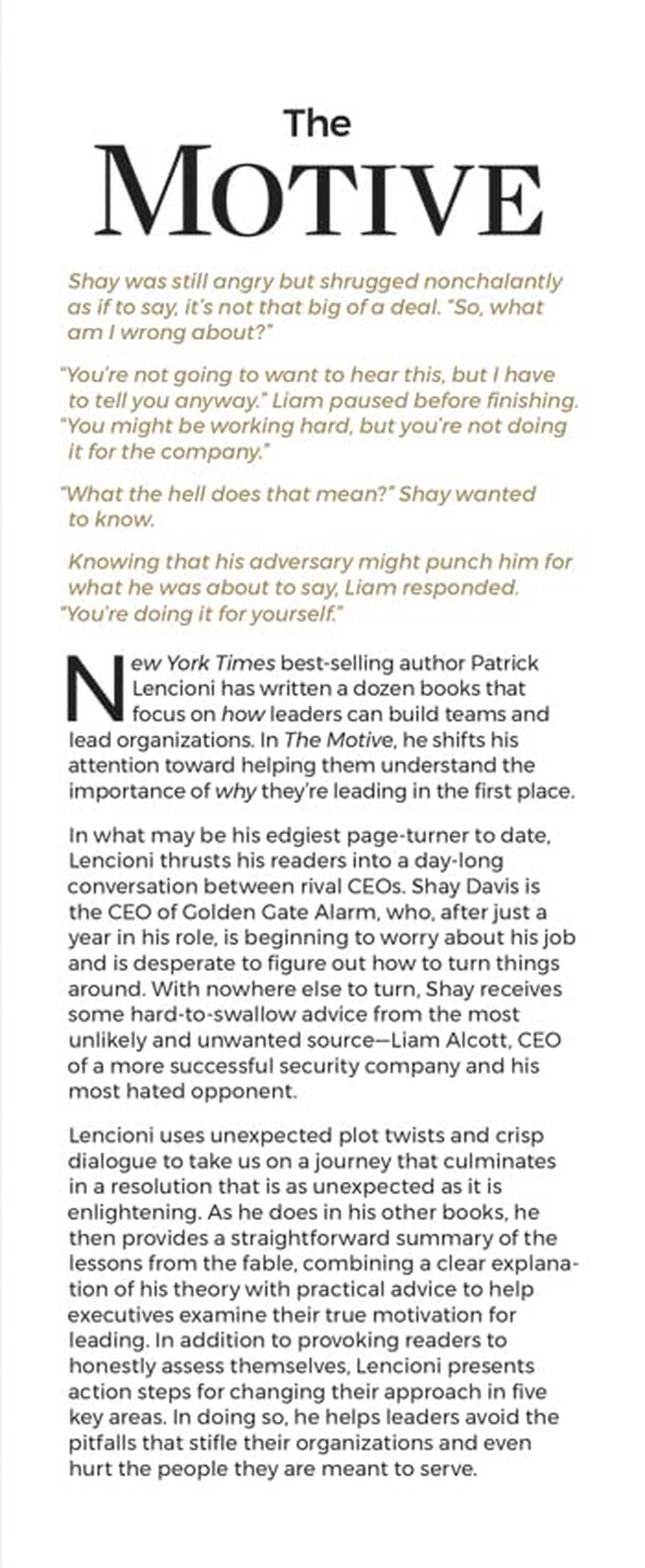 The Motive: Why so Many Leaders Abdicate Their Most Important Responsibilities image number 4