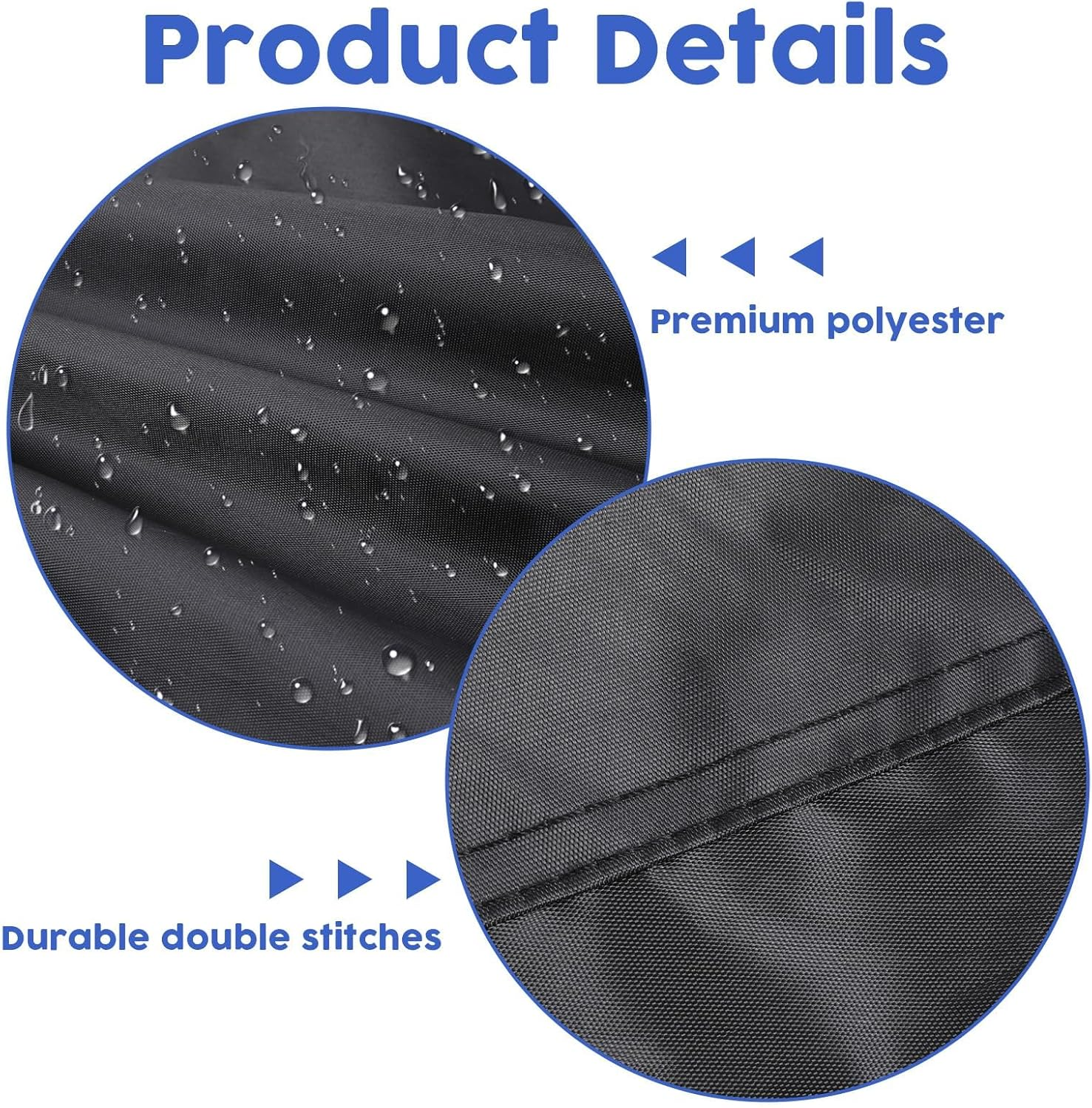 Universal Bird Cage Cover 130X96X59Cm Large Blackout Cover - Breathable Polyester Night Cover for Parrots, Parakeets & Small Birds (Black)