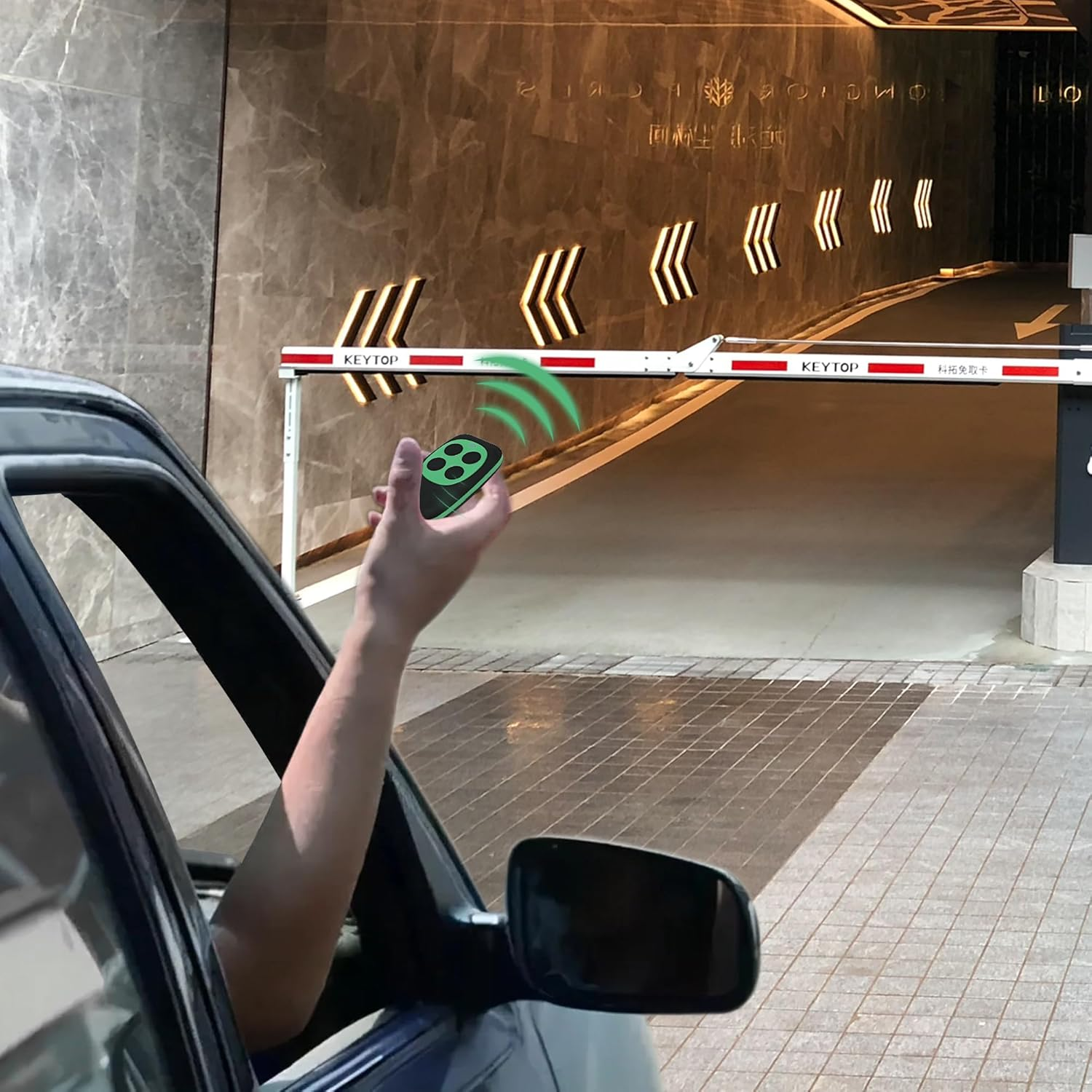 XIHADA 4-Button Universal Gate and Garage Door Opener Remote Control Cloning Homelink Key Fob Programmable Learning Multi Frequency 280MHZ-868MHZ (Yellow, 1PC) image number 1