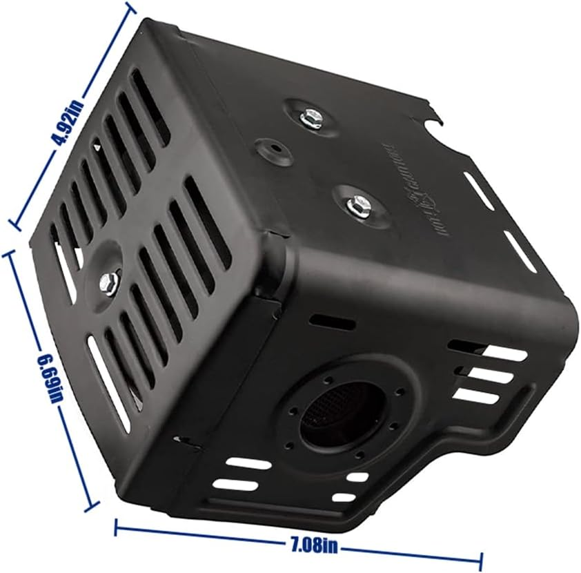 ATNVIDSG Engine Muffler Exhaust Deflector Kit Compatible with Honda GX340 GX390 11HP 13HP 16HP Harbor Freight Predator 420Cc.Silencer Engine Exhaust Deflector 18310-ZE2-W61 Black image number 1